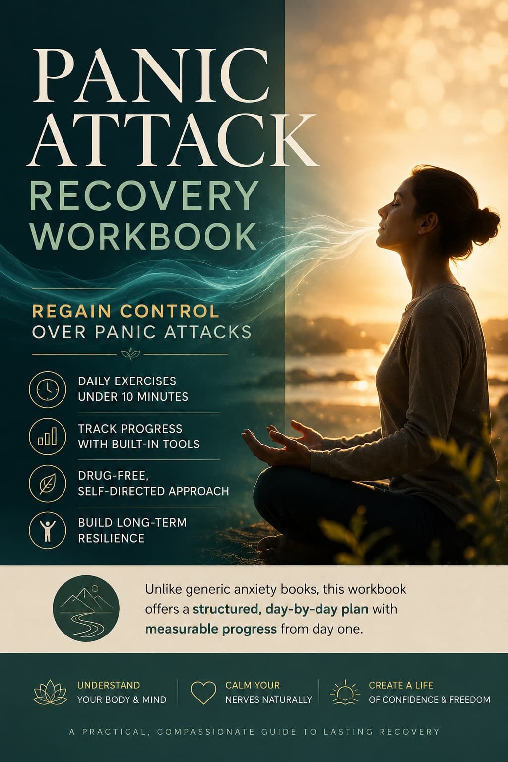 Cover of Panic Attack Recovery Workbook
