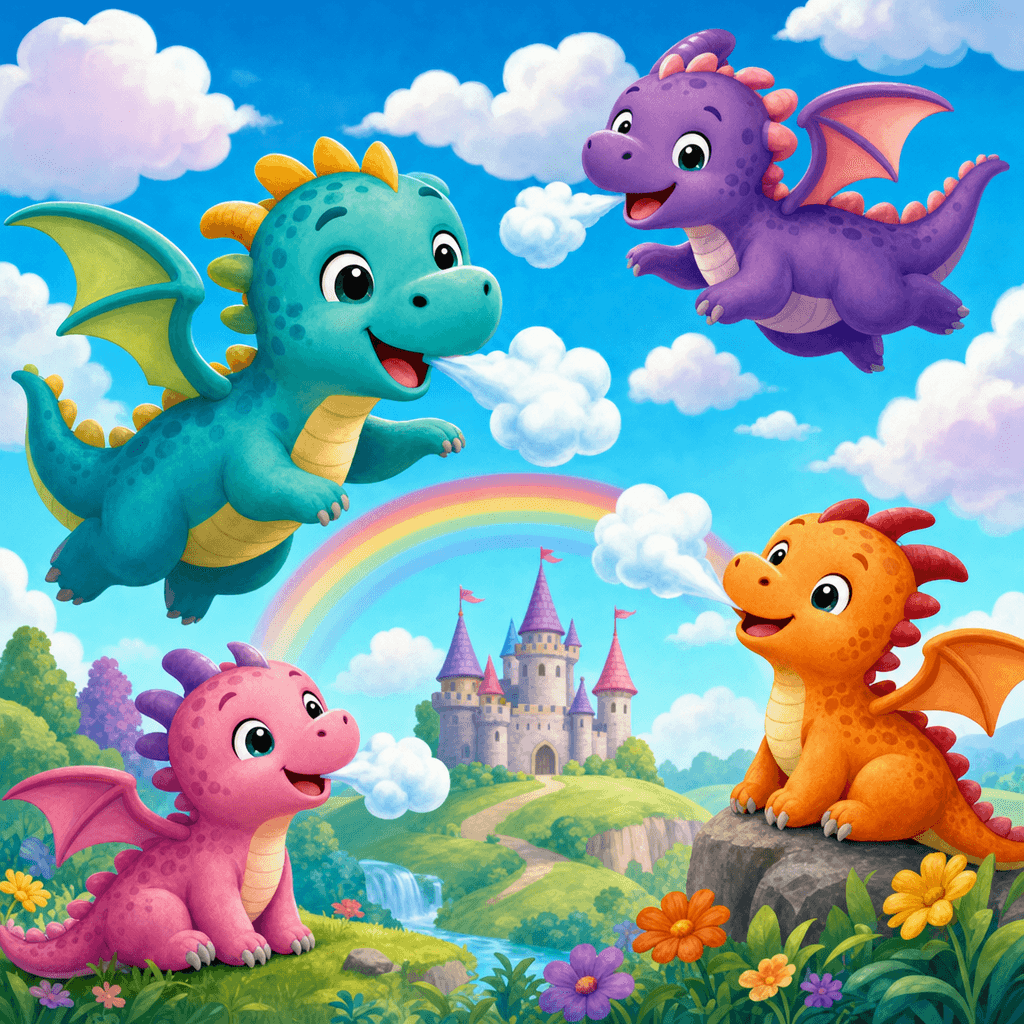 Cover of Dragons Coloring Book for Toddlers Ages 1-3