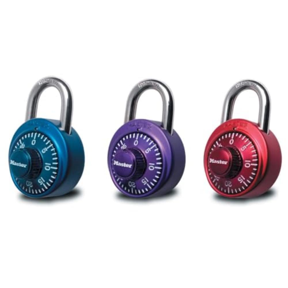 Master Lock Combination Padlock, Locker Lock, for Gym and School 1530DCM