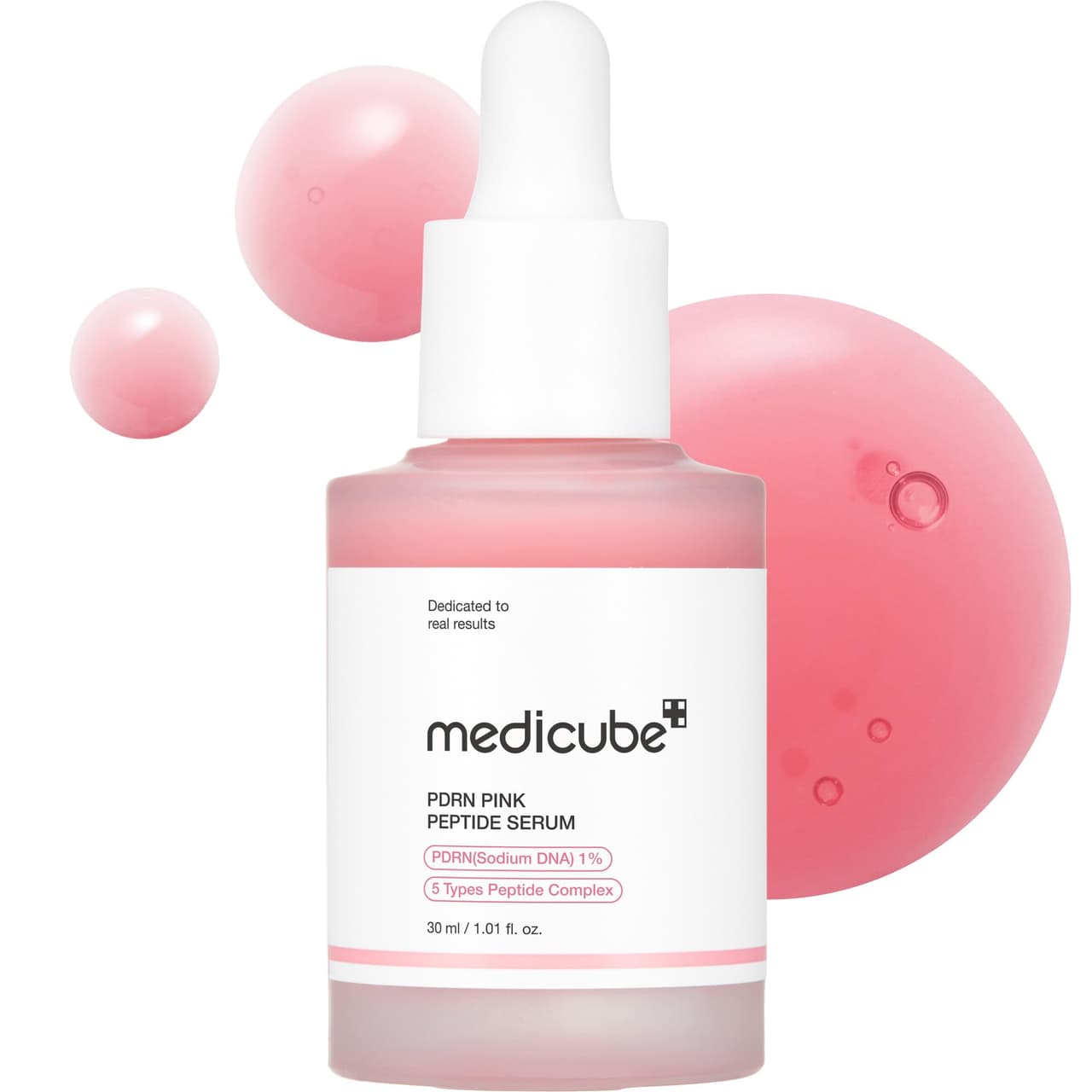 medicube Salmon DNA PDRN Pink Peptide Serum. Pink Glow Serum. Peptides. Niacinamide. Hydrating & Moisturising & Firming. Uneven Skin Tone. Korean Skincare 1.01 fl.oz. (1.01 fl.oz.. Salmon DNA PDRN)