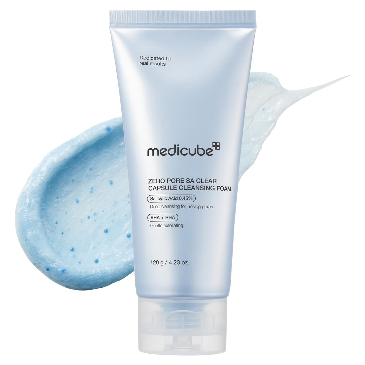 medicube Zero Pore Capsule Cleansing Foam 120 ml | Cleansing Foam, AHA, BHA, PHA, Pore Care, Deep Cleansing, 120ml
